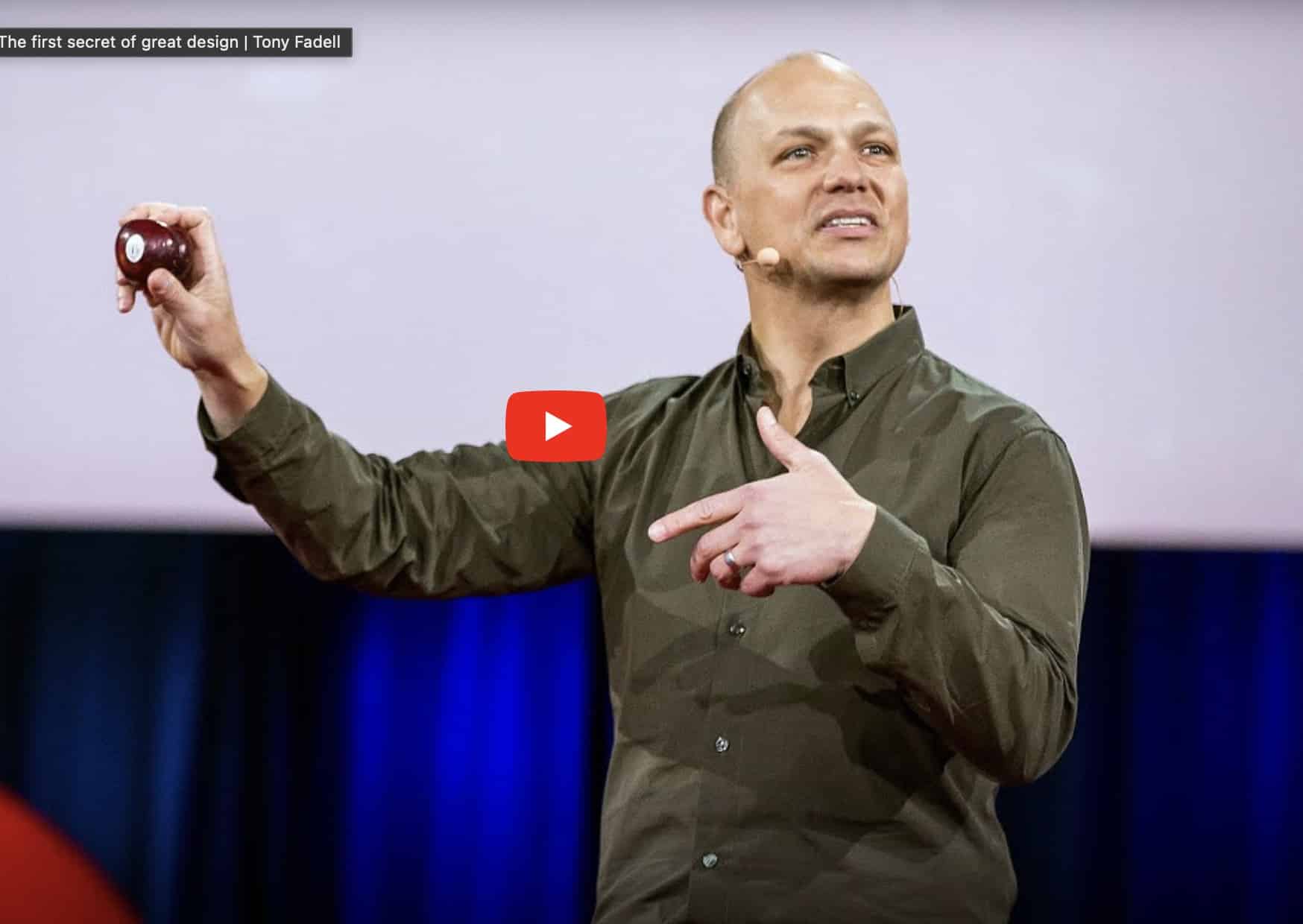 Featured image for “The first secret of great design | Tony Fadell”